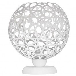 Table Lamp 09-0114 TL-07 Tunis Ε27 H28XD25cm White Heronia WHITE