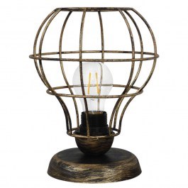 Table Lamp 09-0117 TL-07/Fun-50 Grid Pumpkin E27 H25XD20cm Bronze Heronia BRONZE