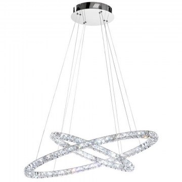 Φωτιστικό Οροφής 93946 Led L-900 Toneria Κρύσταλλο Chrome Eglo