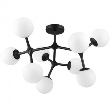 Φωτιστικό Οροφής - Πλαφονιέρα 39532 Maragall G9/9 Black-White Eglo
