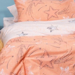 Μαξιλαροθήκες Παιδικές Κομποζέ (Σετ 2τμχ) Star Girl Coral Melinen CORAL