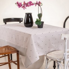 Tablecloth Tiffany Grey Melinen GREY
