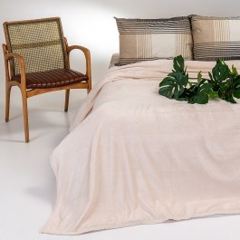 Κουβέρτα Tokyo Fleece Ecru Melinen ECRU