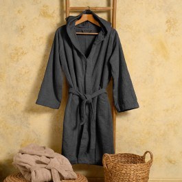 Μπουρνούζι Bloom Dark Grey Melinen DARK GREY