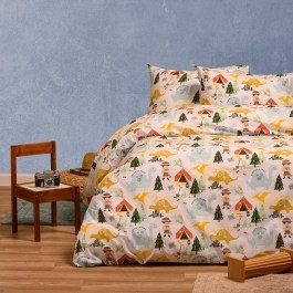 Kid Duvet Cover Explorer Red Melinen RED