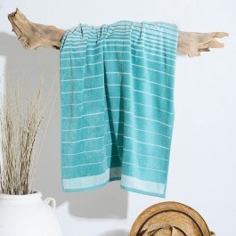 Πετσέτα Θαλάσσης Stripes Aqua Melinen AQUA