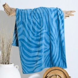Πετσέτα Θαλάσσης Zebra Blue Melinen BLUE