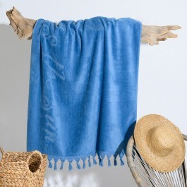 Πετσέτα Θαλάσσης Beatles Blue Melinen BLUE