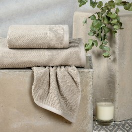 Πετσέτες Haus (Σετ 3τμχ) Light Grey Melinen LIGHT GREY