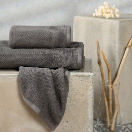 Πετσέτες Haus (Σετ 3τμχ) Dark Grey Melinen DARK GREY