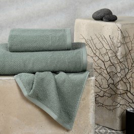 Πετσέτες Haus (Σετ 3τμχ) Dark Aqua Melinen DARK AQUA