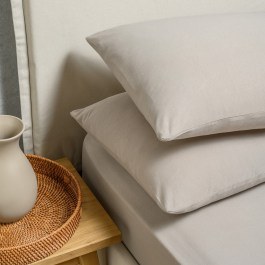 Κατωσέντονο Jersey Με Λάστιχο (Σετ 2τμχ) Light Grey Melinen LIGHT GREY