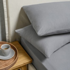 Κατωσέντονο Jersey Με Λάστιχο (Σετ 2τμχ) Grey Melinen GREY