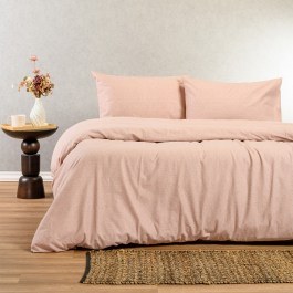 Duvet Cover Flannel Owen Rose Melinen ROSE