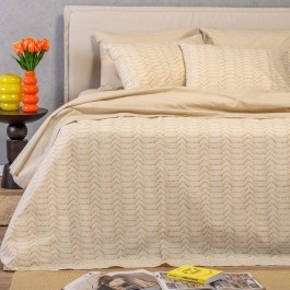 Σεντόνια Paris Με Λάστιχο (Σετ 3τμχ) Ochre Melinen OCHRE