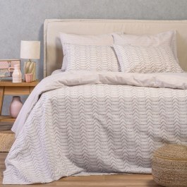 Σεντόνια Paris Με Λάστιχο (Σετ 3τμχ) Grey Melinen GREY