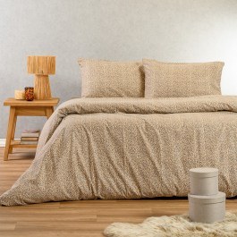 Bed Sheets Flannel Keshia (Set 3pcs) Beige Melinen BEIGE