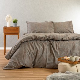 Bed Sheets Flannel Keshia (Set 3pcs) Grey Melinen GREY