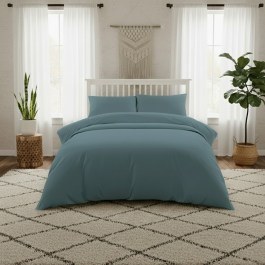 Bedsheet Lavish Satin Dark Aqua Melinen DARK AQUA