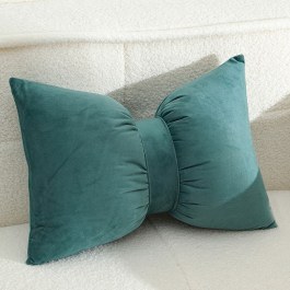 Μαξιλάρι Διακοσμητικό (Με Γέμιση) Bow Petrol Melinen PETROL