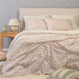 Παπλωματοθήκη Amy Beige Melinen BEIGE