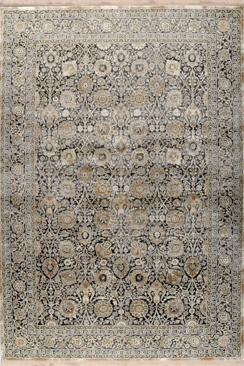 Χαλί Serenity 20619-956 Beige-Black Merinos