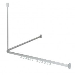 Βραχίονας Μπάνιου Γωνιακός Easy Roll 90x60cm Aluminum Mat Sealskin ALUMINIUM