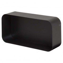 Ράφι Μπάνιου Brix Large 50x12x24cm Black Sealskin BLACK