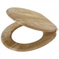 Καπάκι Λεκάνης Hetta 800589 Mdf 43,5x37,6x4cm Brown Tiger