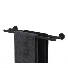 Bathroom Hanger Boston 308630746 Double 13x58,1x5cm Black Tiger