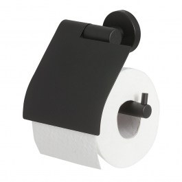 Toilet Paper Holder Boston 309130746 With Cover 6,3x13,7x14cm Black Tiger BLACK
