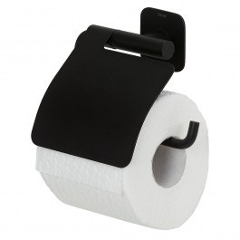 Toilet Paper Holder Colar 1314130746 With Cover 3,5x14,6x13,3cm Black Tiger BLACK