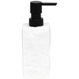 Cream Soap Container DS-8898L07 Polyresin 6x17cm White MRShome WHITE