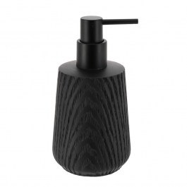 Cream Soap Container DS-4663L04 Polyresin 9x17,5cm Black MRShome BLACK