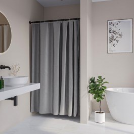 Κουρτίνα Μπάνιου Πλαστική Cosima Grey Sealskin GREY