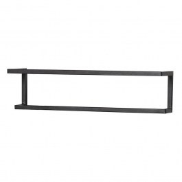 Κρεμάστρα Πετσέτας Carre 48x12x12cm Βlack Sealskin BLACK