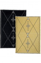 Χαλί Scandy 2 Όψεων 0111-YLW Yellow-Black Ezzo YELLOW-BLACK