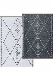 Χαλί Scandy 2 Όψεων 0111-GRE Dark Grey-Light Grey Ezzo GREY