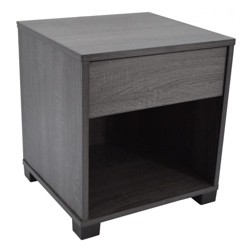 Κομοδίνο Ξύλινο 766413 44x40x36 Dark Brown Ankor