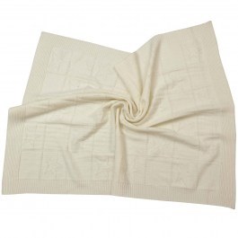 Monochrome Knitted Blankets Joy Ivory Anna Riska IVORY