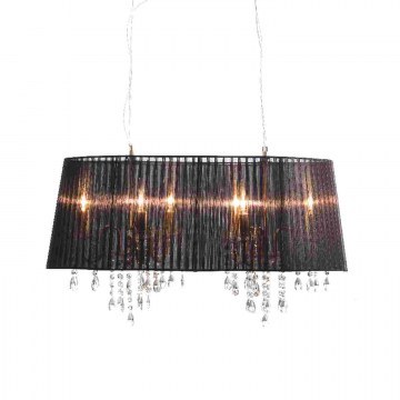 Ceiling Illuminant Textile 2P800Bk Black