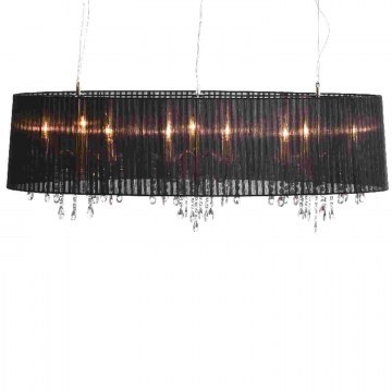 Ceiling Illuminant Textile 3P1200Bk Black
