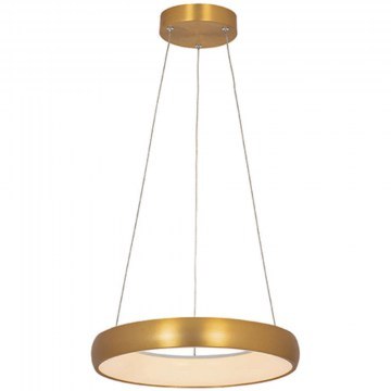 Φωτιστικό Οροφής 2046 Led 3000K 30W Φ40cm Brushed Gold Matt