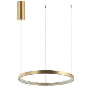 Φωτιστικό Οροφής Κύκλος 2007 Led 3000K 50W Φ80cm Brushed Gold Matt