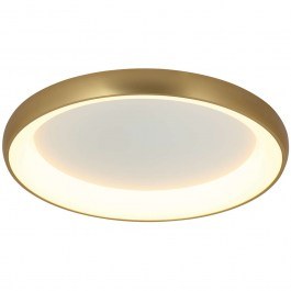 Φωτιστικό Οροφής - Πλαφονιέρα 2042 Led 3000K 30W Φ40cm Brushed Gold Matt GOLD
