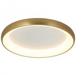 Φωτιστικό Οροφής - Πλαφονιέρα 2058 Led 3000K 60W Φ80cm Brushed Gold Matt GOLD