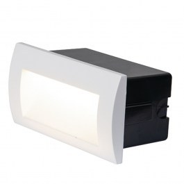 Wall Lamp Recessed E247-W Led 3000K 3W Sandy White WHITE
