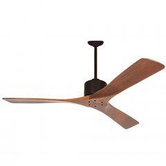 Ceiling Fan 19143-B With Remote Control D132cm Black-Cherry