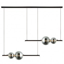 Ceiling Lamp - Rail 22234 105x15x100cm Dim Led 2600Lm 22W 3000K Black-Smoke BLACK-SMOKE