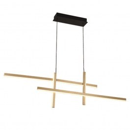 Ceiling Lamp 22022 119x6,5x150cm Dim Led 4403Lm 41W 3000K Gold-Black BLACK-GOLD